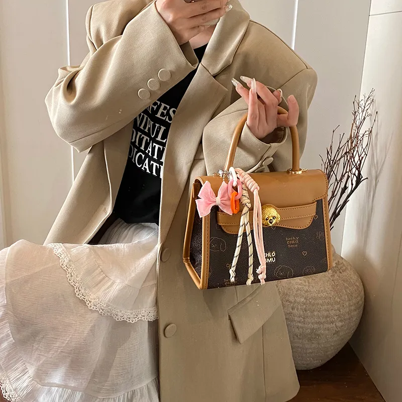 Cwatcun PU One Shoulder Handbag Regular Women's Multicolor-11