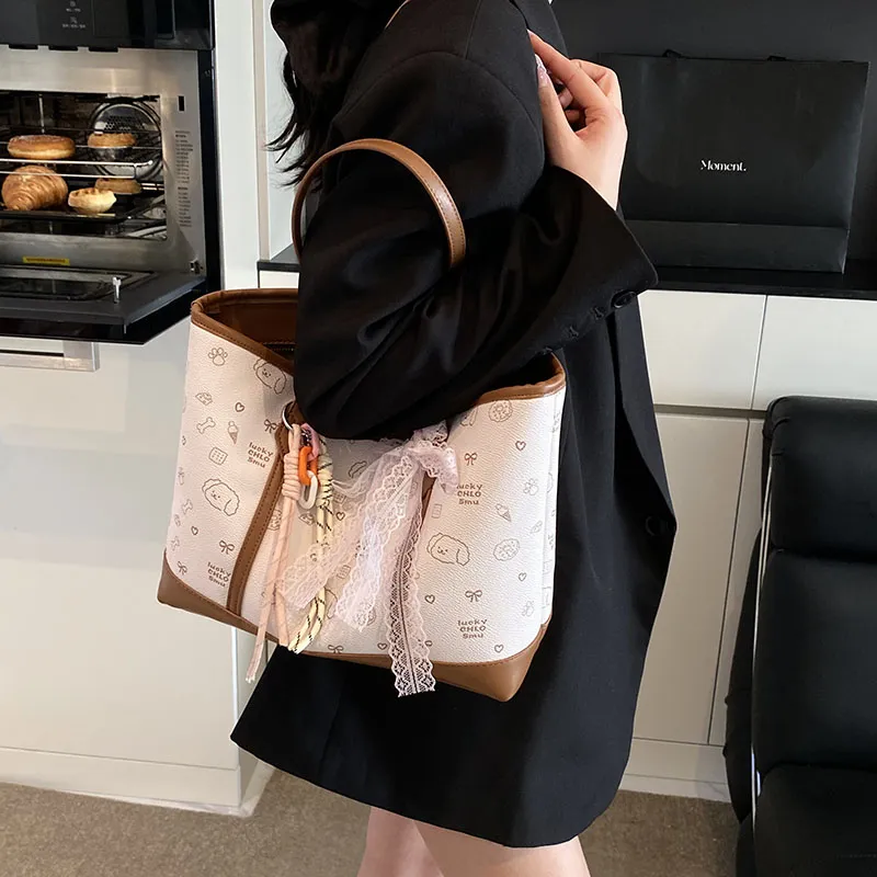 Cwatcun Pu Shoulder Bag Regular Women's Multicolor-4