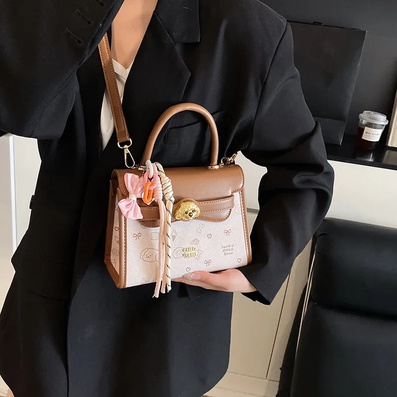 Cwatcun PU One Shoulder Handbag Regular Women's Multicolor-17
