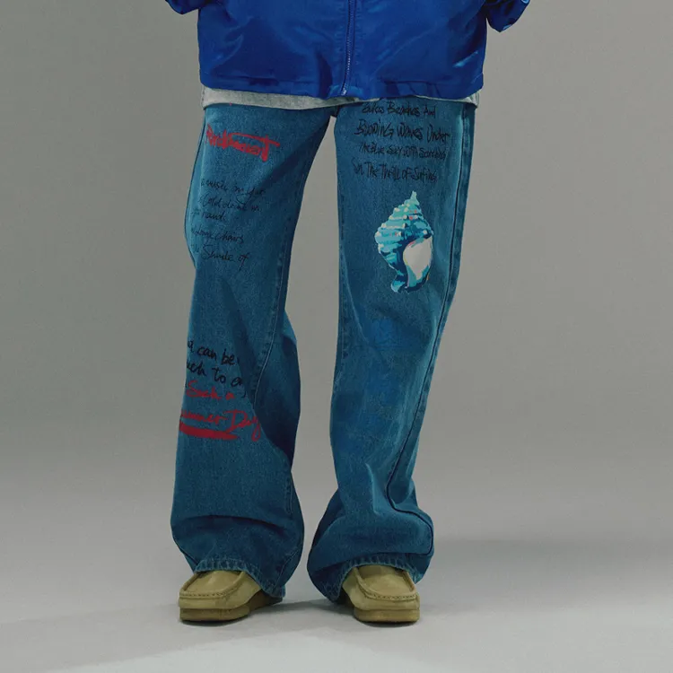 Randomevent SS24 Jeans Unisex Light Blue-4