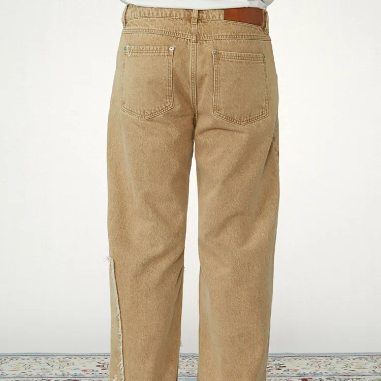 Randomevent AW23 Fall/Winter Collection Jeans Men Khaki-5