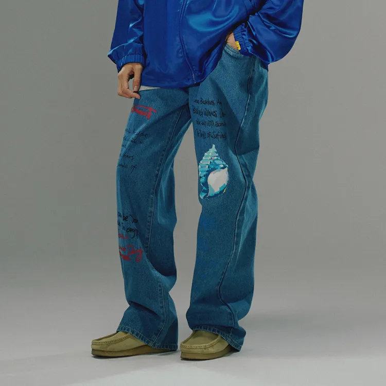 Randomevent SS24 Jeans Unisex Light Blue-5
