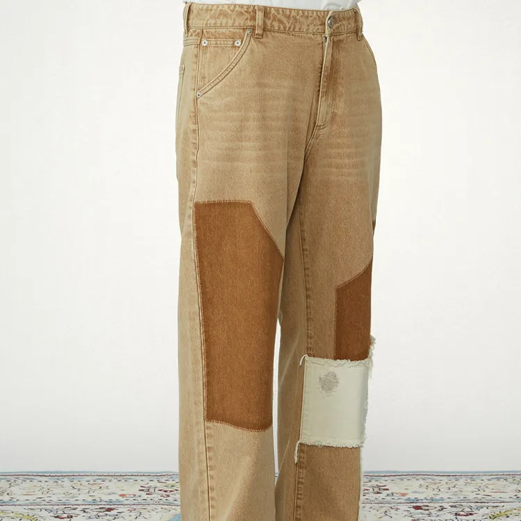 Randomevent AW23 Fall/Winter Collection Jeans Men Khaki-4
