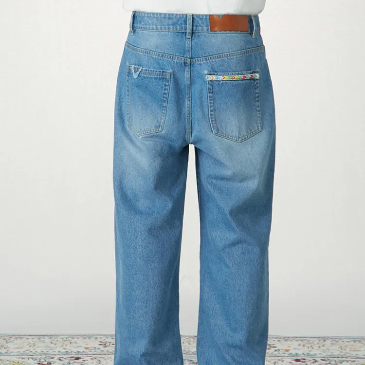 Randomevent AW23 Fall/Winter Collection Jeans Unisex Blue-5