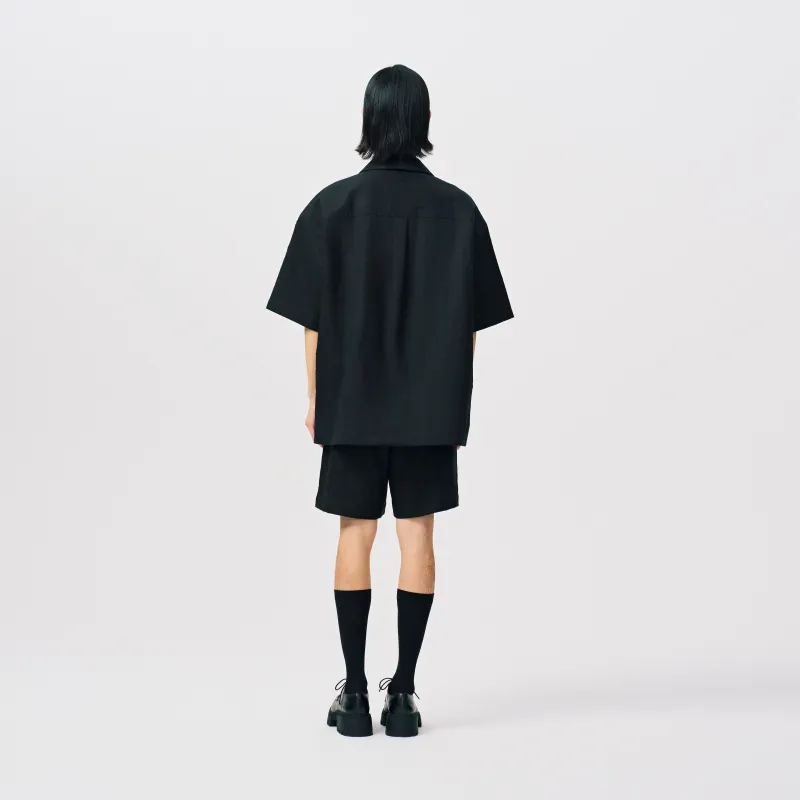 Feng Chen Wang Deconstructed Cotton linen Shirt-2