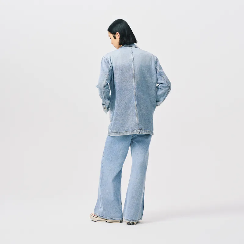 Feng Chen Wang SS24 Jeans Unisex Blue-3