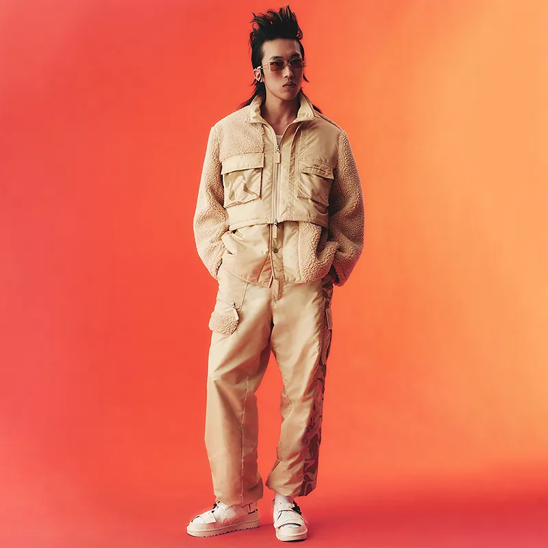Feng Chen Wang Feng Chen Wang X UGG Co brand Jacket Unisex Ecru-2