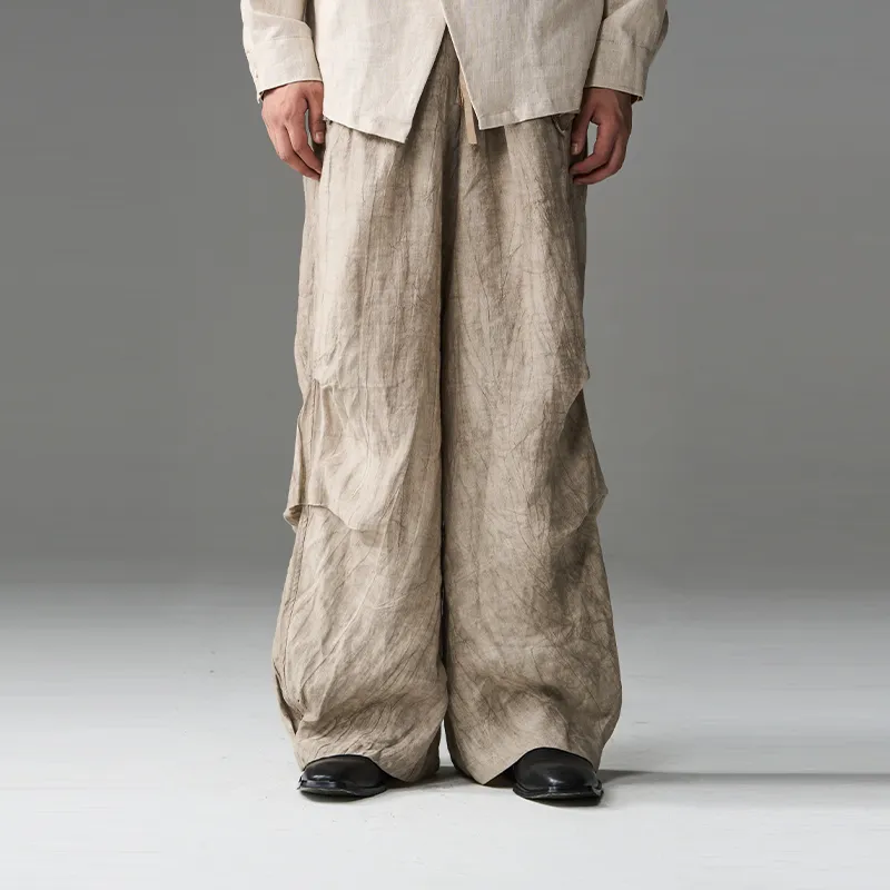 CNEW Casual Pants Unisex Linen-3