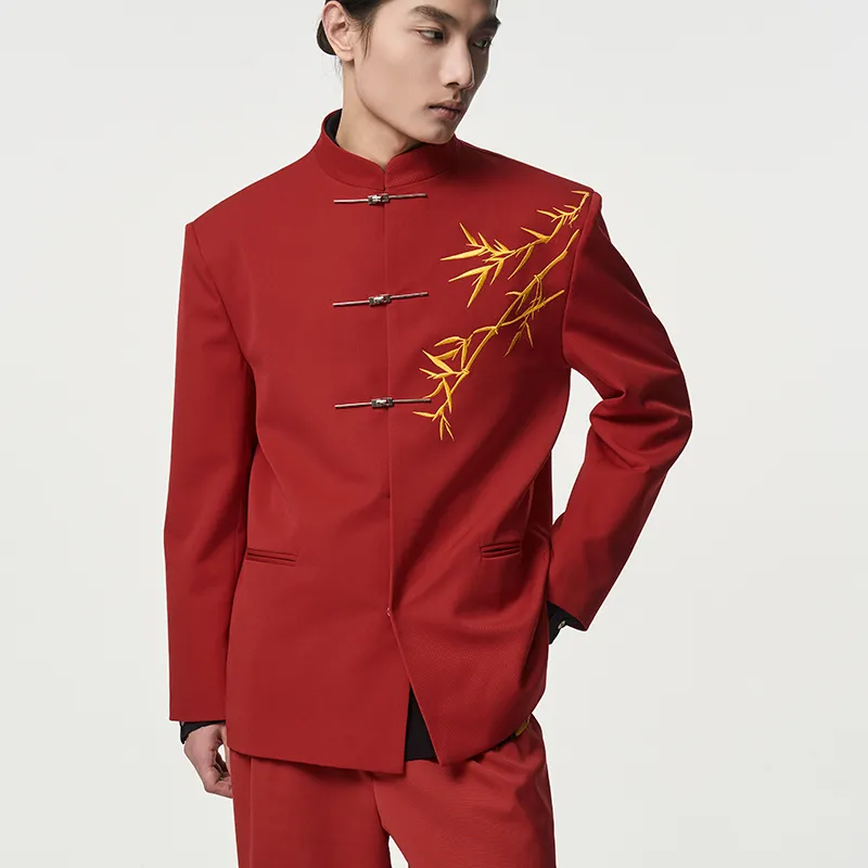 CNEW Business Suits Unisex Red-4