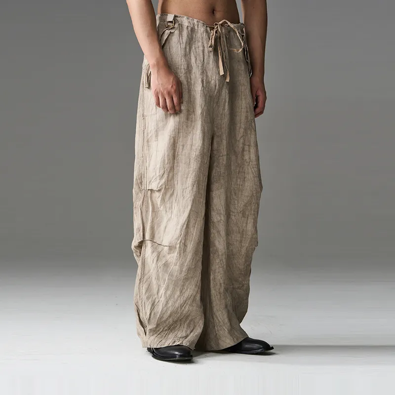 CNEW Casual Pants Unisex Linen-2