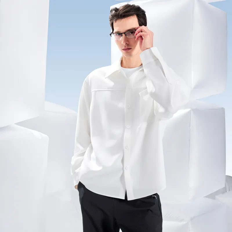 SUPIELD Shirts Men Mist White-3