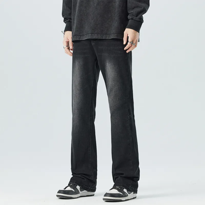 YooMore Jeans Unisex Black Gray Color-2