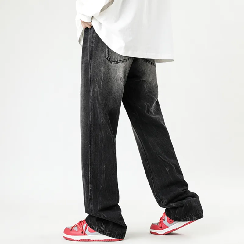 YooMore Jeans Unisex Black Gray-3