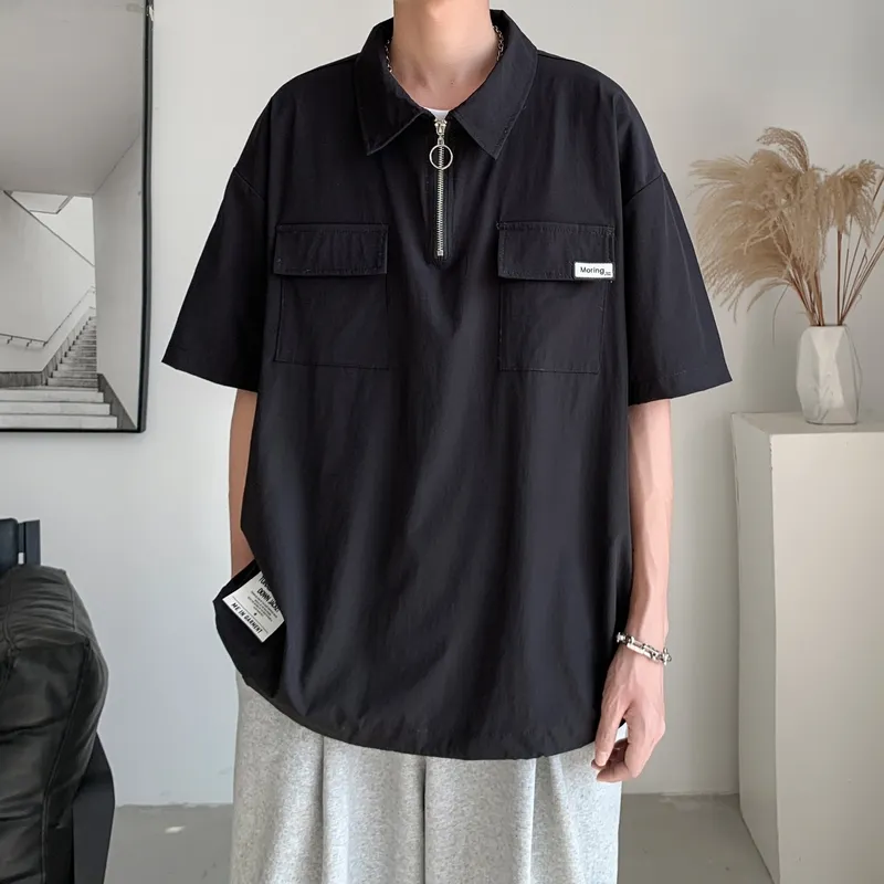 YooMore Drop Shoulder Sleeve T-Shirt Unisex-2