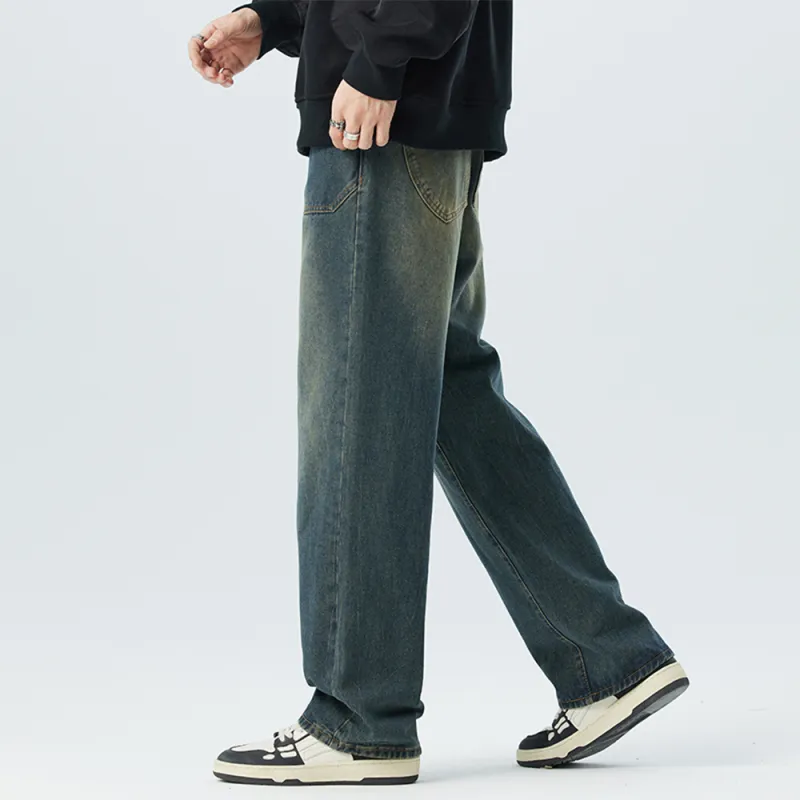 YooMore Jeans Unisex Nostalgic Blue-3