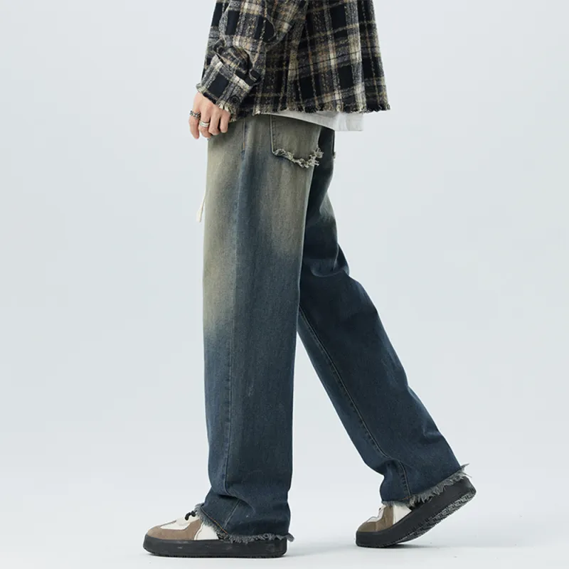 YooMore Jeans Unisex Nostalgic Blue-3