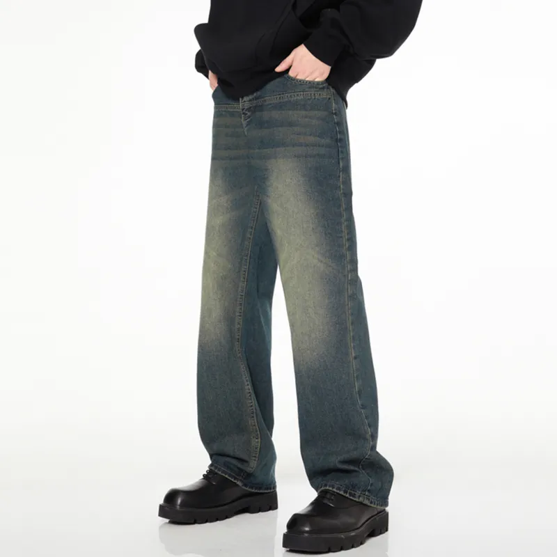 YooMore Jeans Unisex Vintage Blue-5