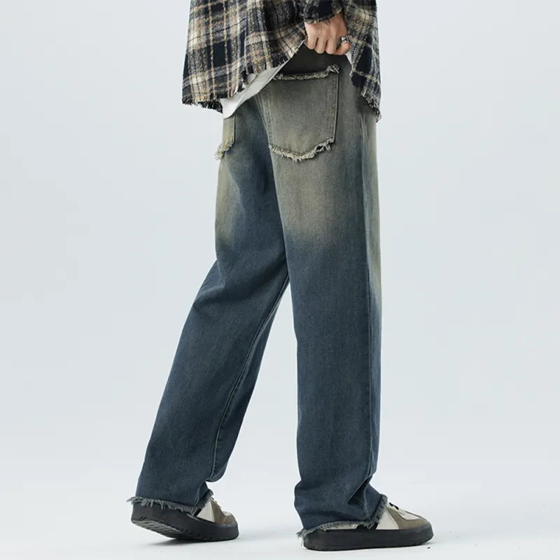 YooMore Jeans Unisex Nostalgic Blue-4