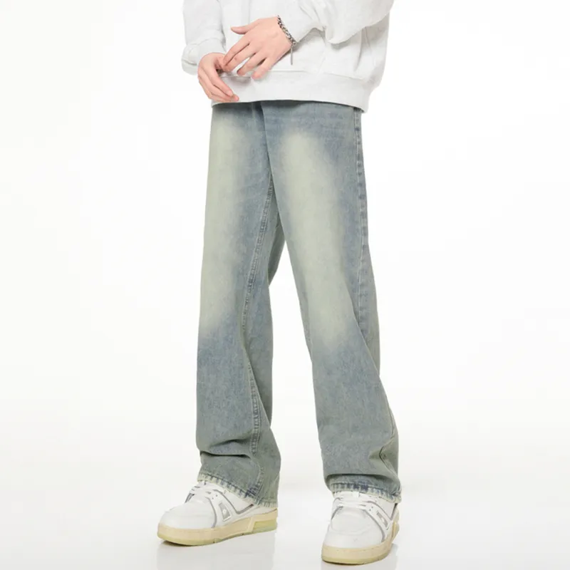 YooMore Jeans Unisex Blue-4