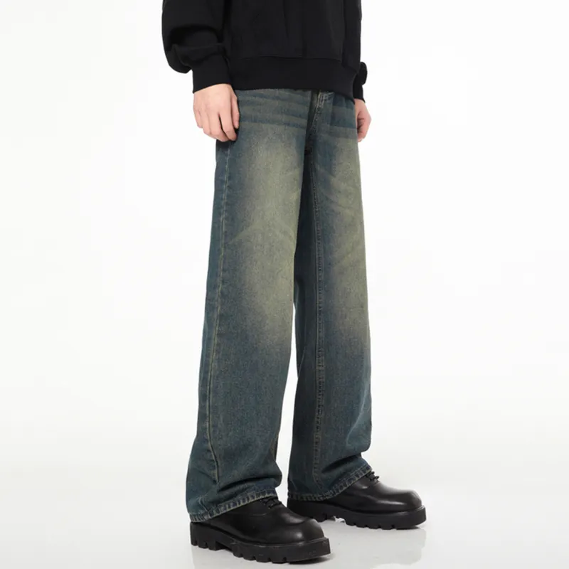 YooMore Jeans Unisex Vintage Blue-3