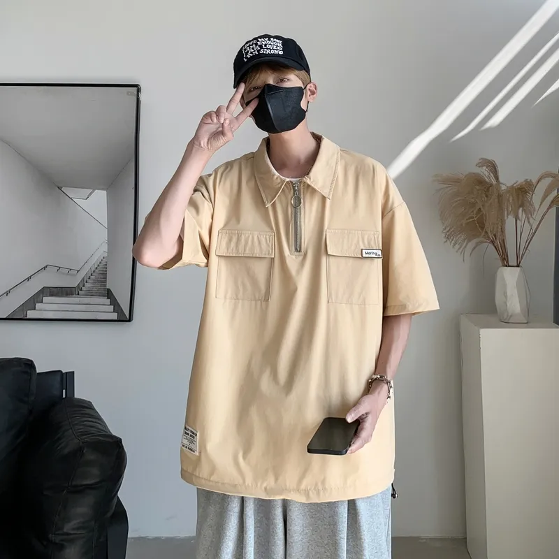 YooMore Drop Shoulder Sleeve T-Shirt Unisex-14