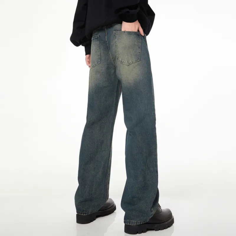 YooMore Jeans Unisex Vintage Blue-4
