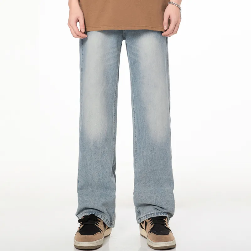 YooMore Jeans Unisex Blue-4
