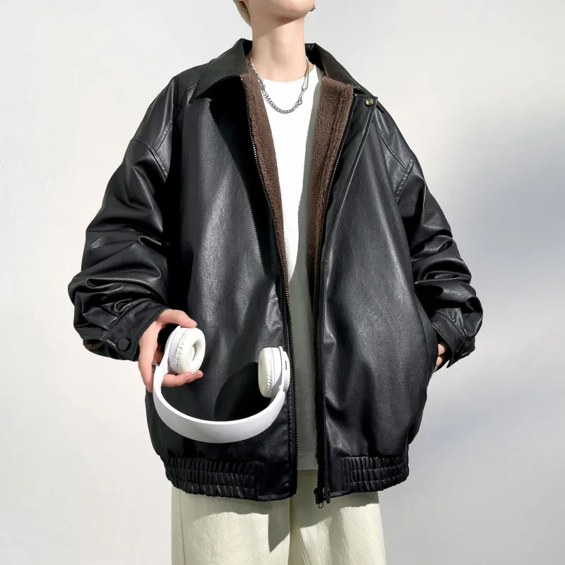 YooMore Leather Jackets Unisex-2