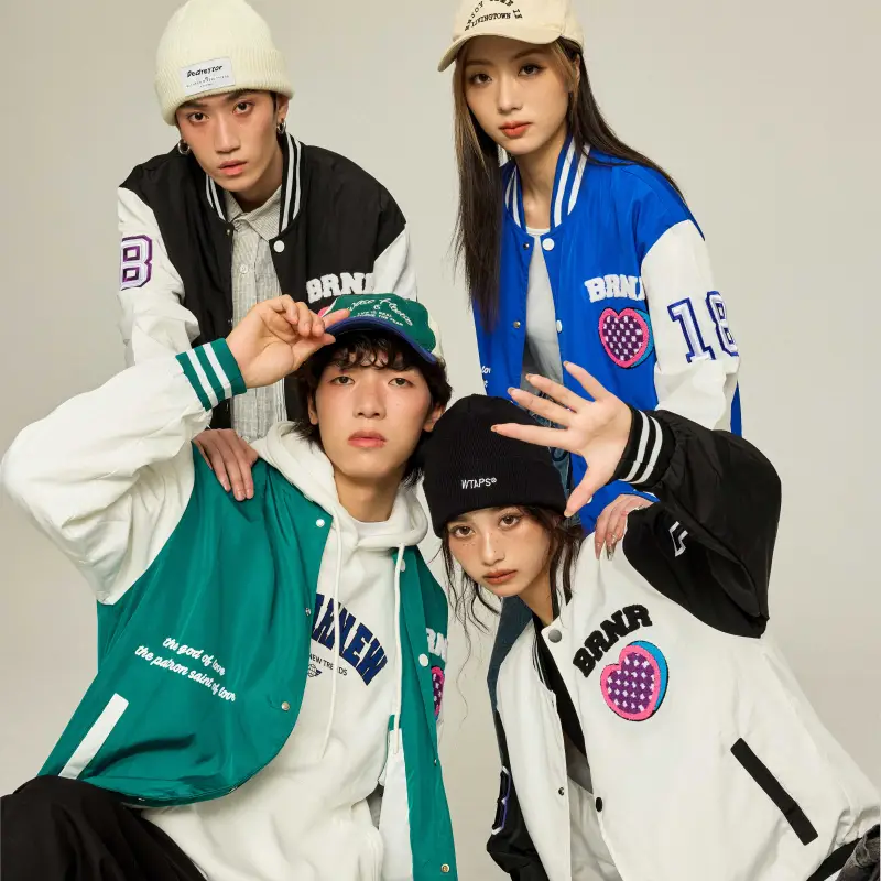 BRNR x MUDANTING Baseball Jacket Unisex-19