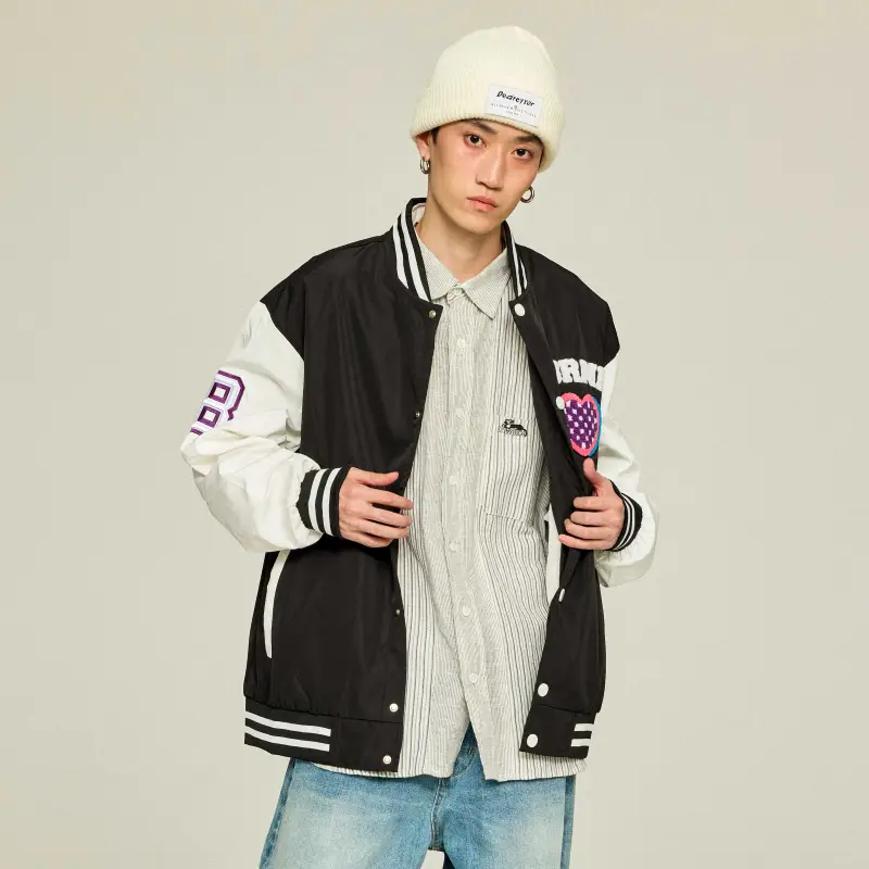 BRNR x MUDANTING Baseball Jacket Unisex-5