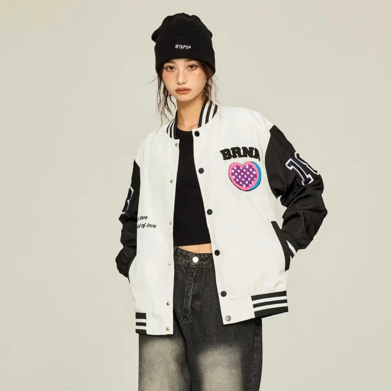 BRNR x MUDANTING Baseball Jacket Unisex-14