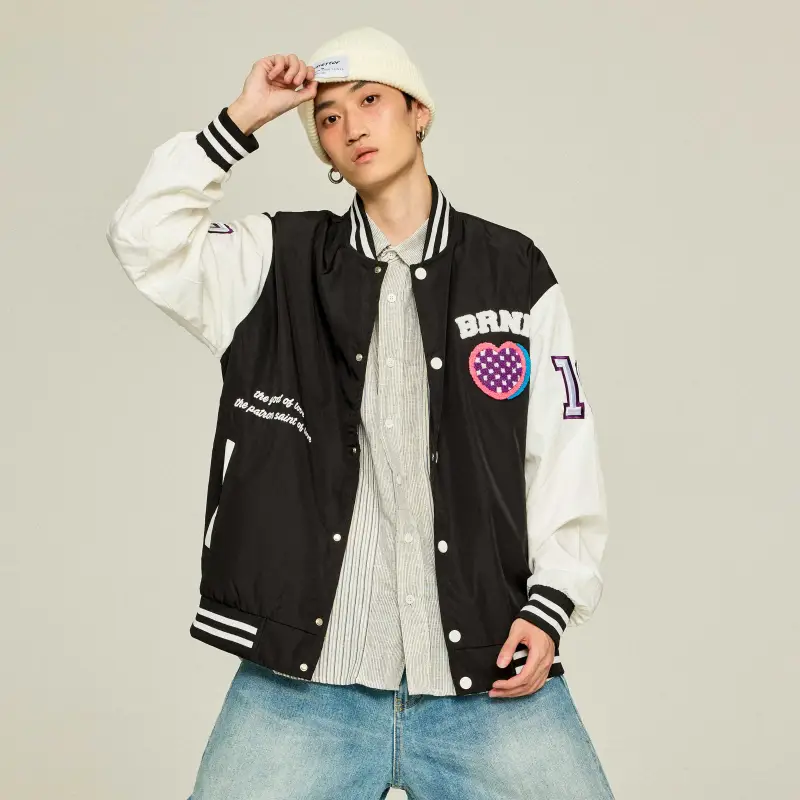 BRNR x MUDANTING Baseball Jacket Unisex-3