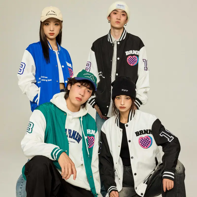 BRNR x MUDANTING Baseball Jacket Unisex-13