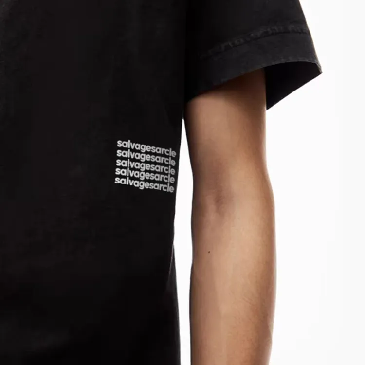 THE SALVAGES FASHION CLUB T Shirt Unisex Black-4