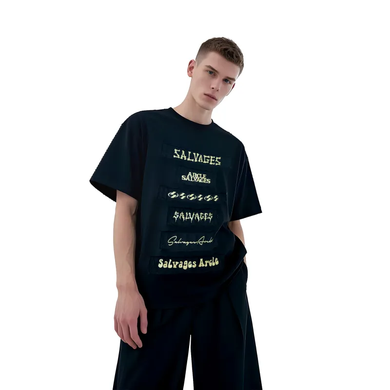 THE SALVAGES FASHION CLUB T Shirt Unisex Black-6