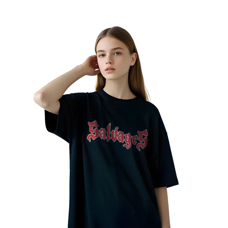 THE SALVAGES FASHION CLUB T Shirt Unisex Washed Black-2