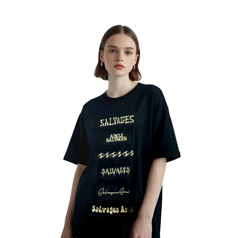 THE SALVAGES FASHION CLUB T Shirt Unisex Black-2