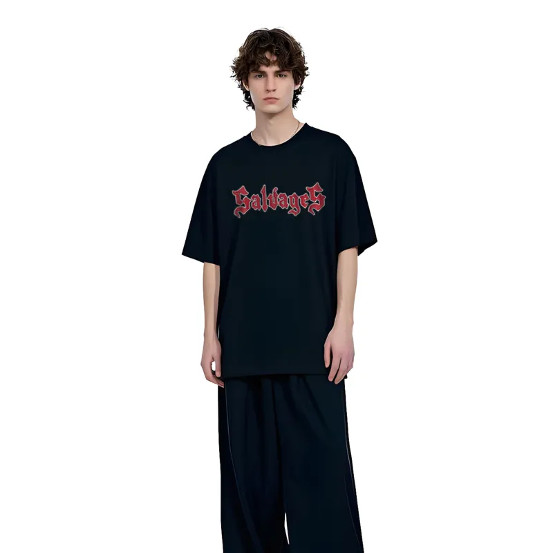 THE SALVAGES FASHION CLUB T Shirt Unisex Washed Black-5