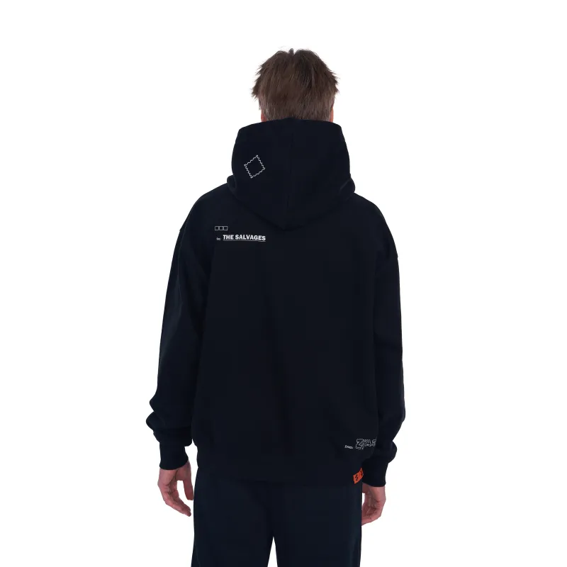 THE SALVAGES FASHION CLUB x ZHAZHA Sweatshirt Unisex Black-2