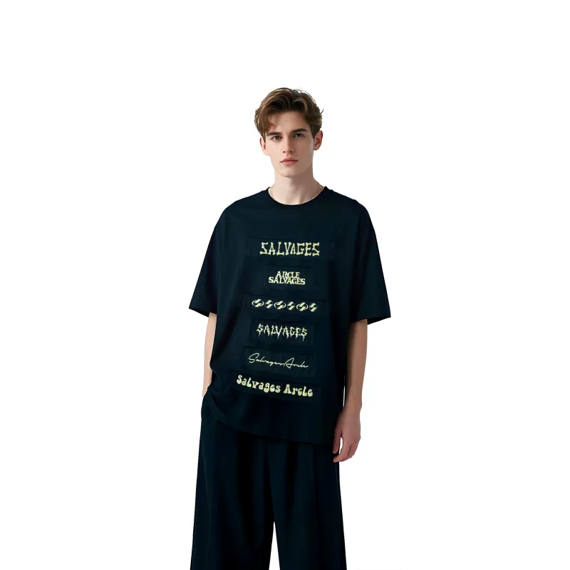 THE SALVAGES FASHION CLUB T Shirt Unisex Black-5