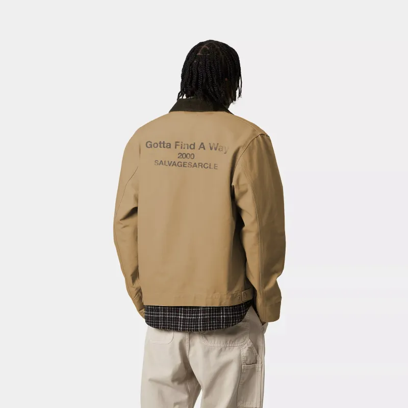 THE SALVAGES FASHION CLUB Jackets & Coats Unisex Khaki-4