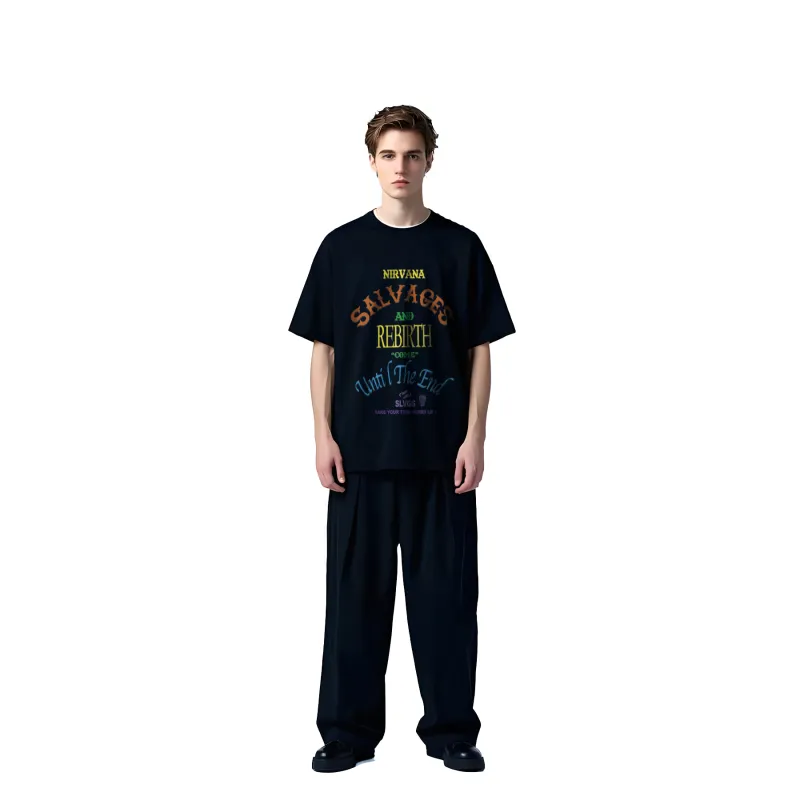 THE SALVAGES FASHION CLUB T Shirt Unisex Black-5