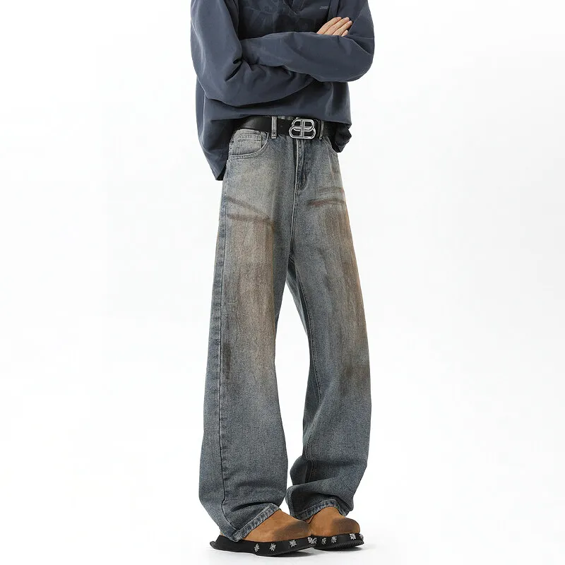 Michael Rock Jeans Unisex Dark Blue-4