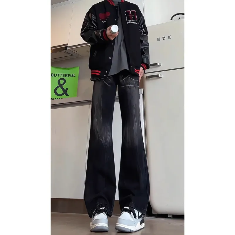 Michael Rock Jeans Unisex Black-3