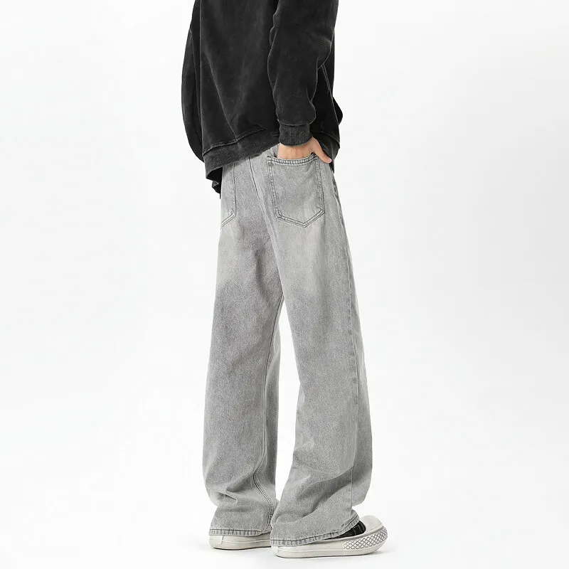 Michael Rock Jeans Unisex Gray-4