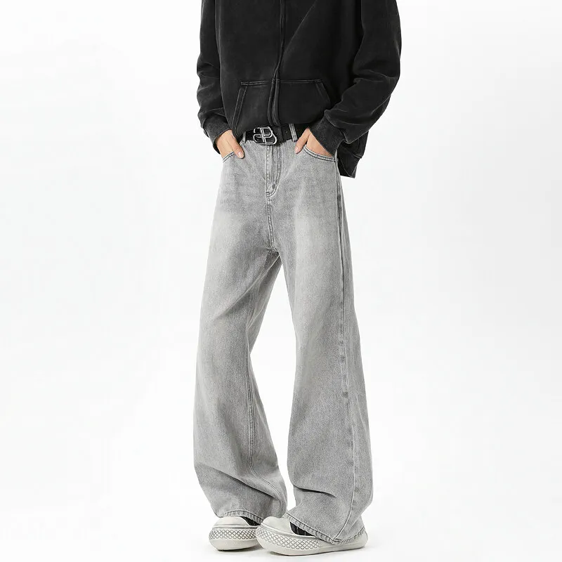Michael Rock Jeans Unisex Gray-3