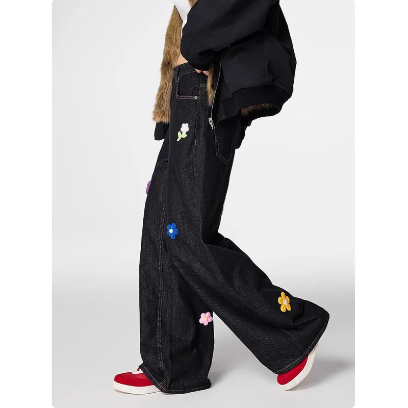 Michael Rock Jeans Unisex Black-3