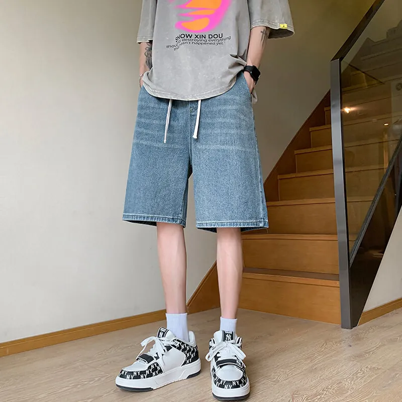 Michael Rock Denim Shorts Unisex-12