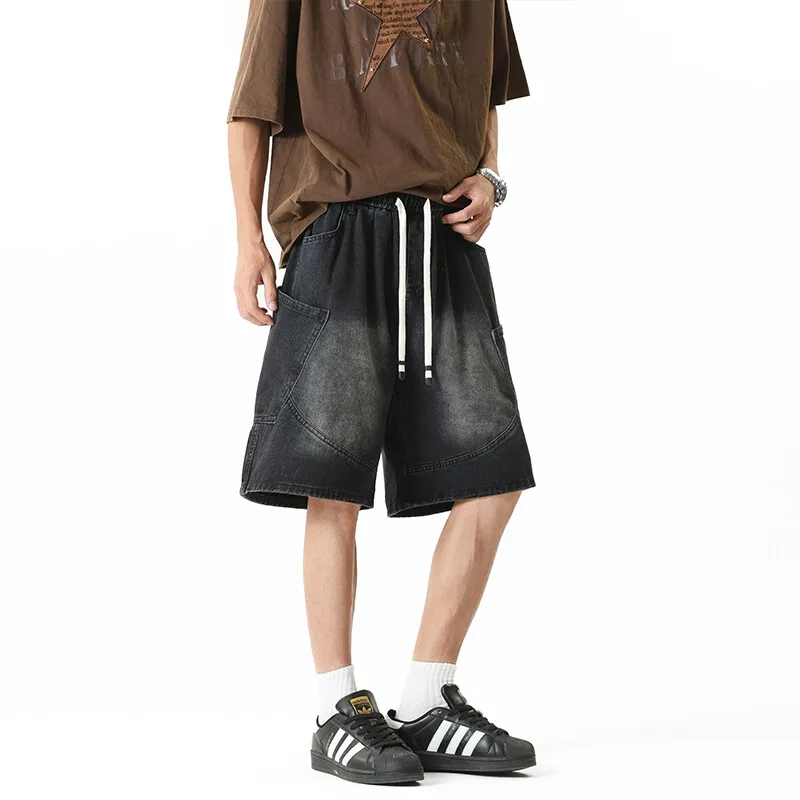 Michael Rock Denim Shorts Unisex-11