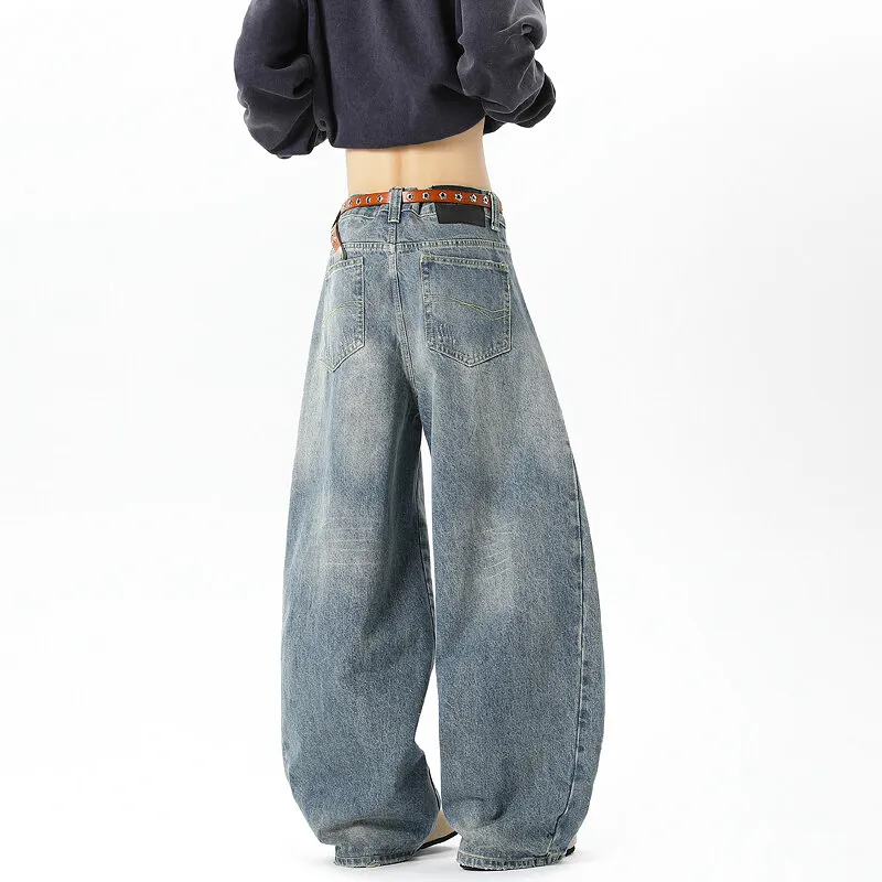 Michael Rock Jeans Unisex Blue-4